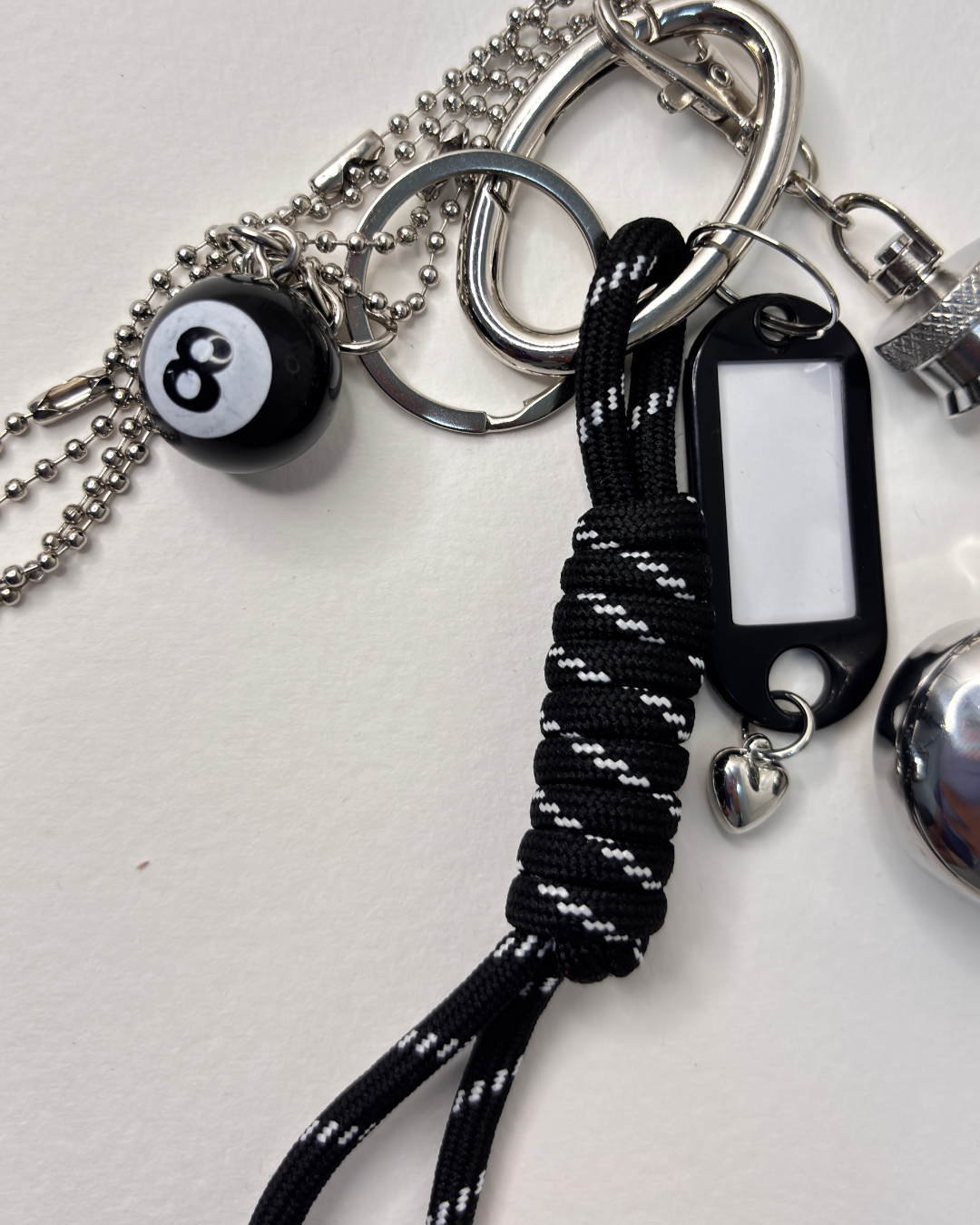 Love Potion No. 9 — Mini Heart Bottle Alloy Bag Charm
