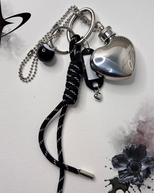Love Potion No. 9 — Mini Heart Bottle Alloy Bag Charm