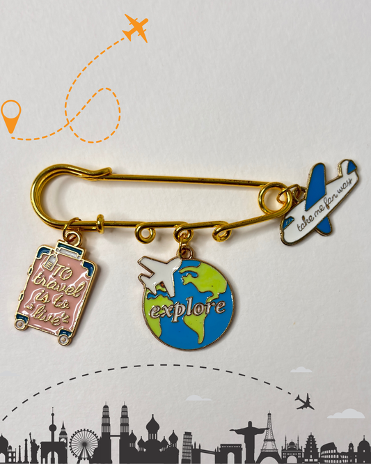 Pinned & Iconic — Cute Enamel Alloy Brooch Bag Pin