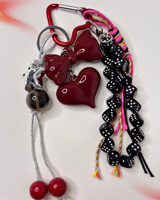 Pearl Chain Theory — Decorative Buckle PVC Bag Charm