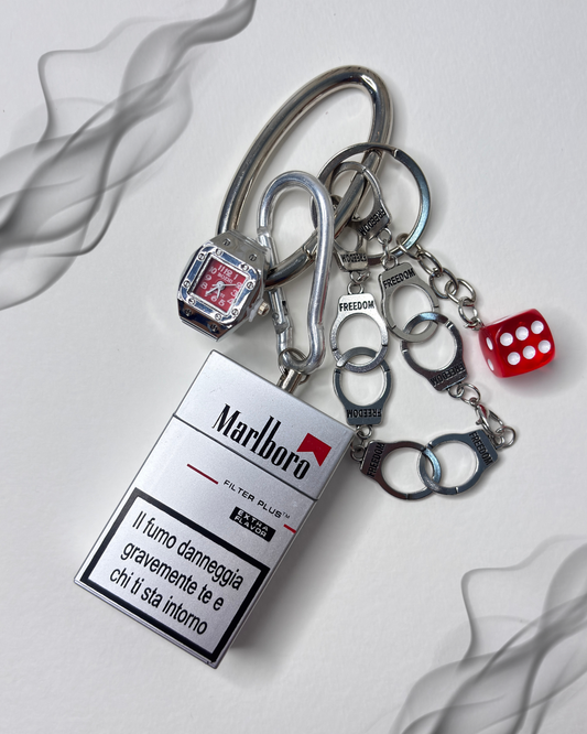 Ash & Attitude — Vintage Ashtray Alloy Bag Charm