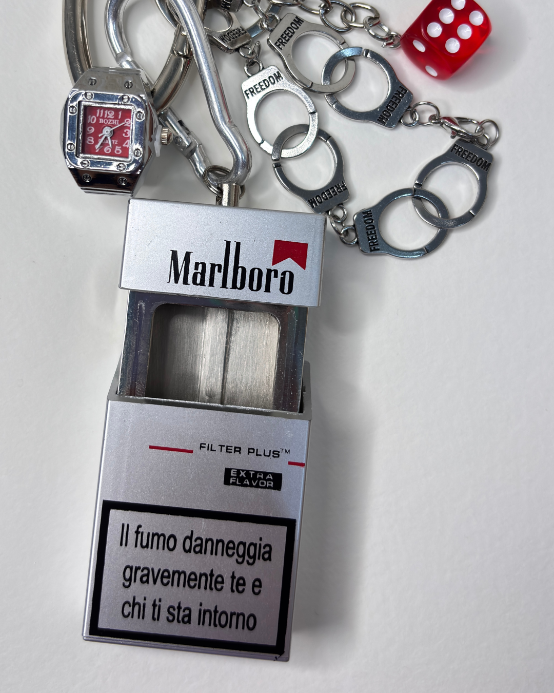 Ash & Attitude — Vintage Ashtray Alloy Bag Charm