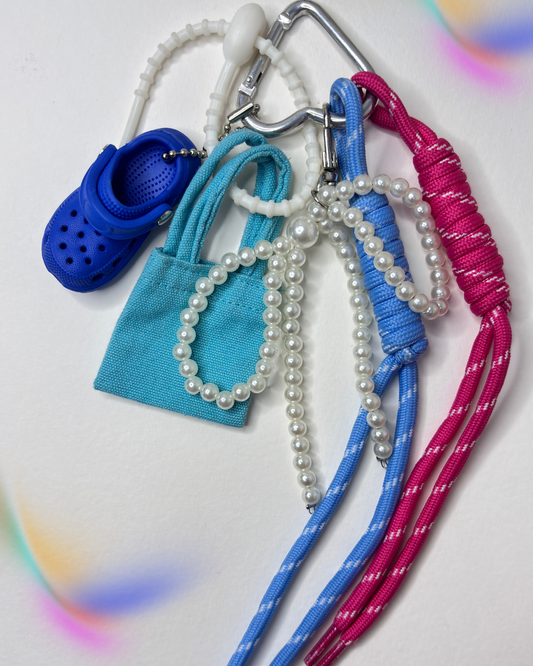 Tiny Bag That Slaps — Mini Canvas Bag Dopamine Keychain Pendant