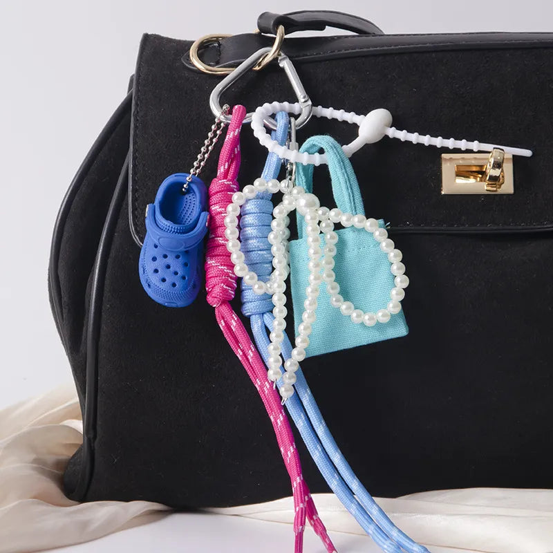 Tiny Bag That Slaps — Mini Canvas Bag Dopamine Keychain Pendant